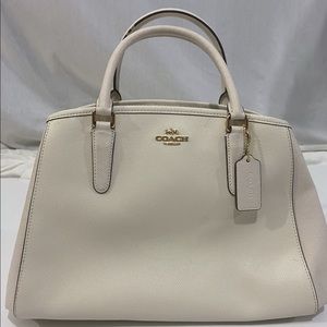 Winter White Coach Bag